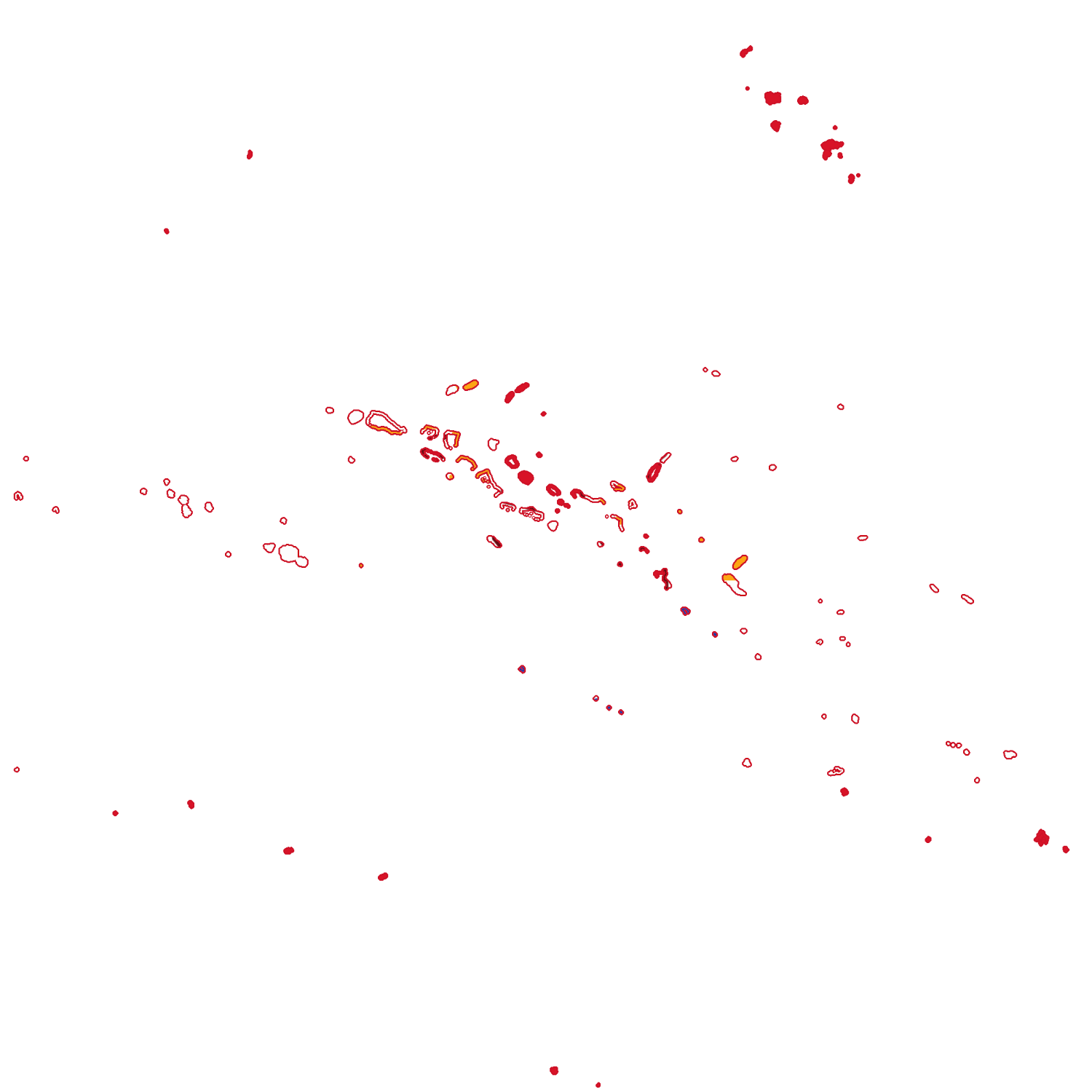 French Polynesia Flag Map