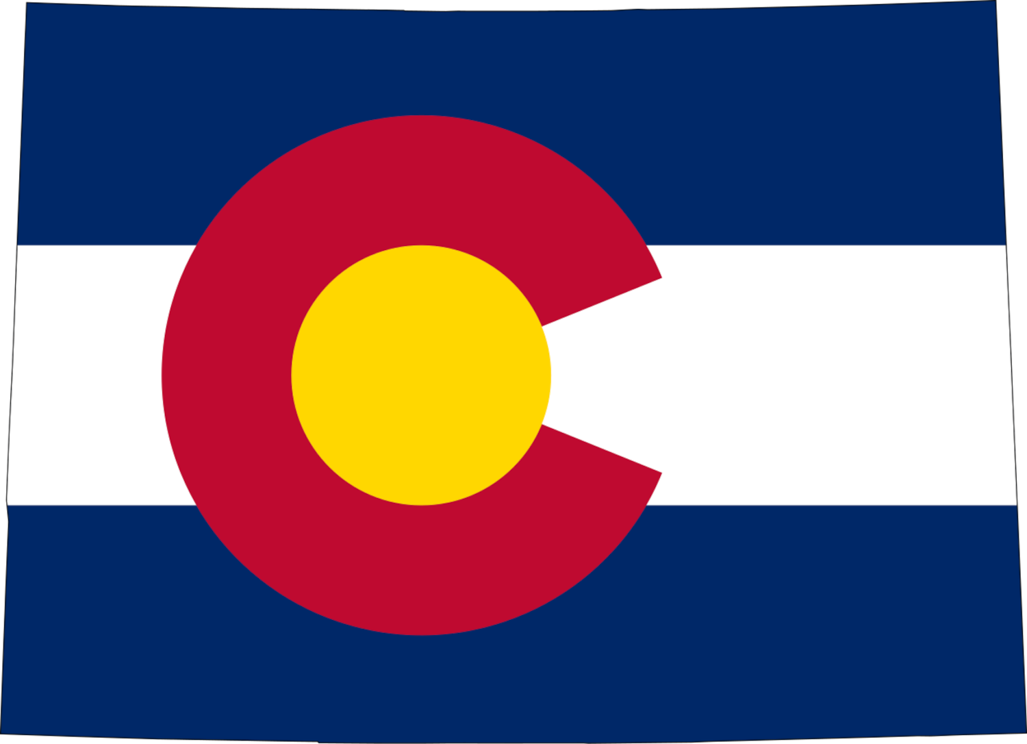 Colorado Flag Map