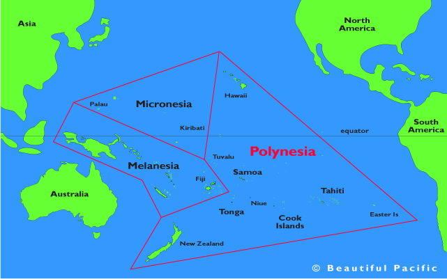 Polynesia Map
