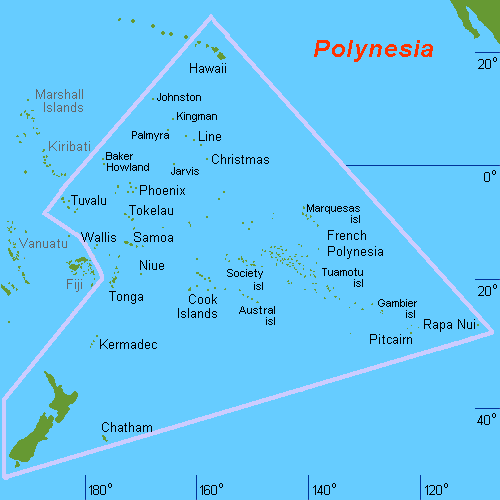Polynesia Map