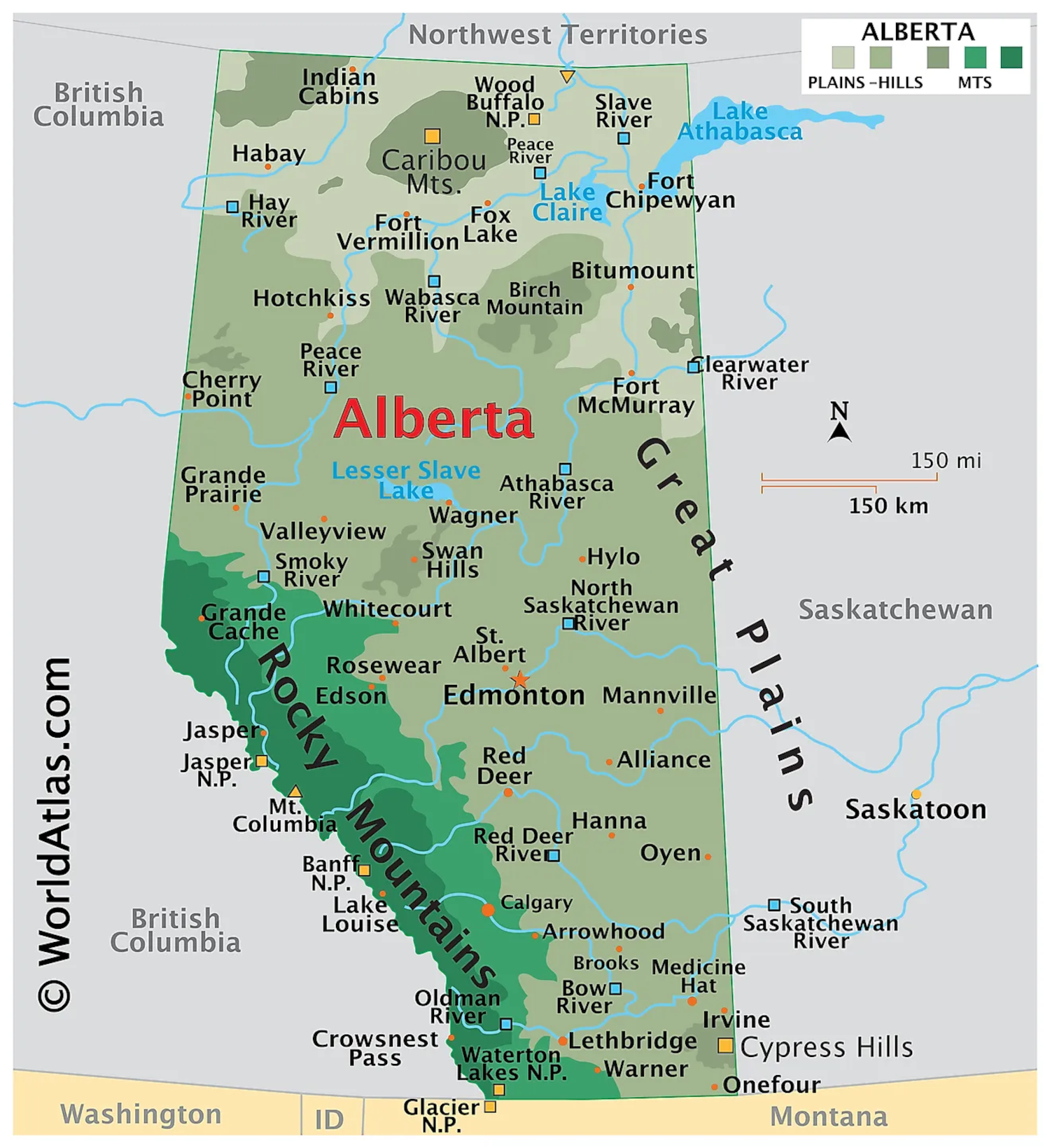 Alberta Map