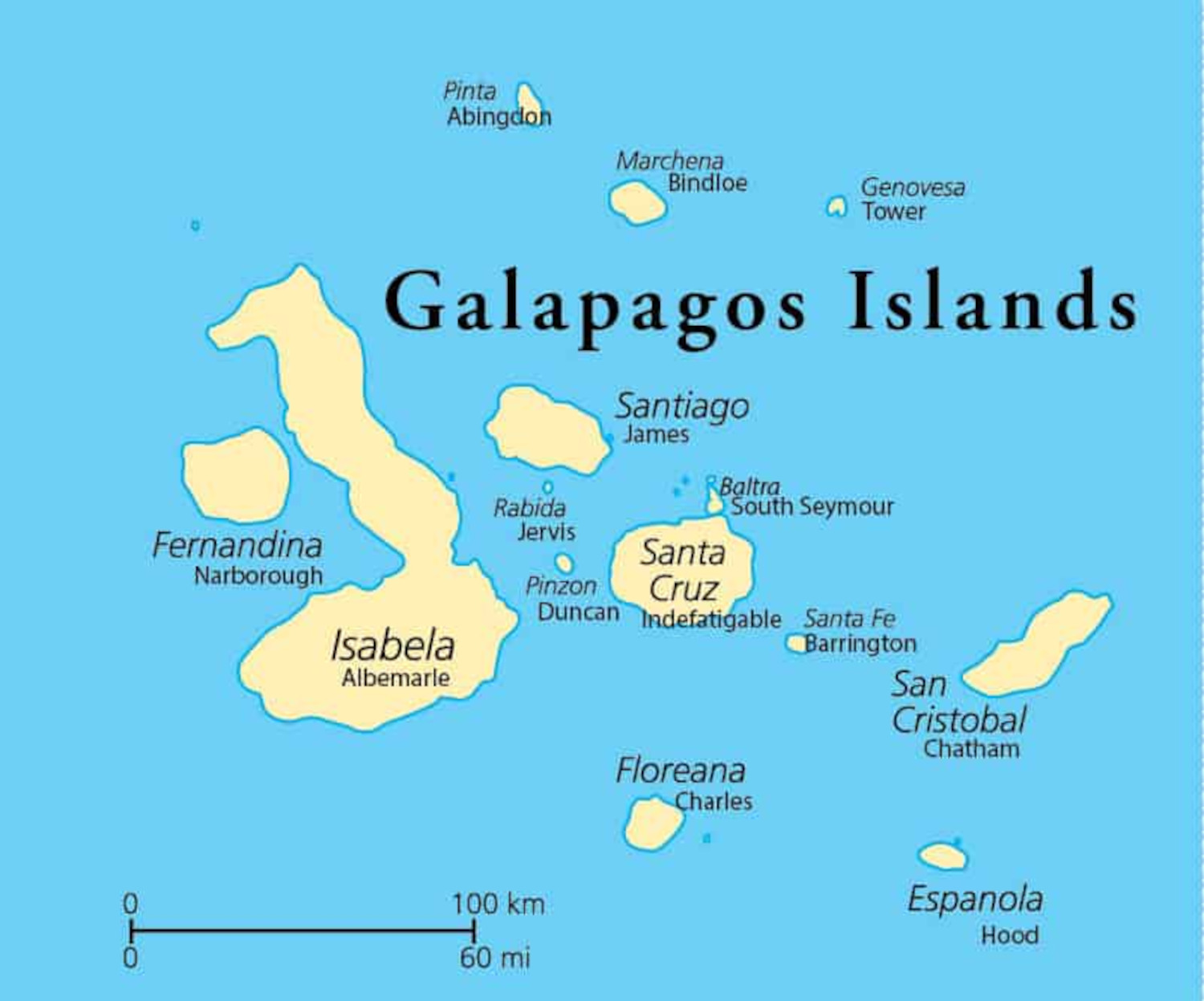 Galápagos Islands Map