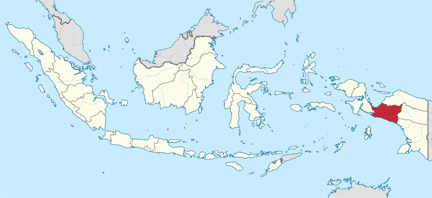 Central Papua Map