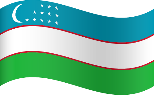 Uzbekistan Flag