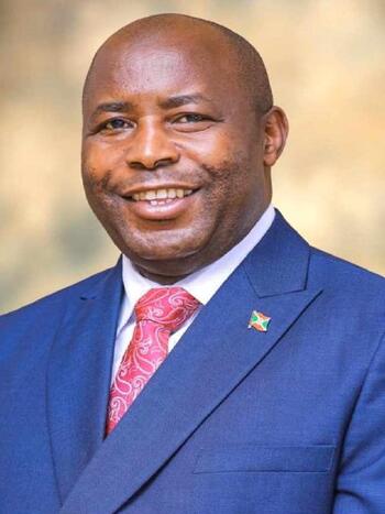 President Évariste Ndayishimiye