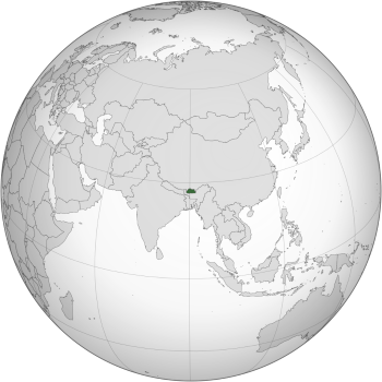 Bhutan Location