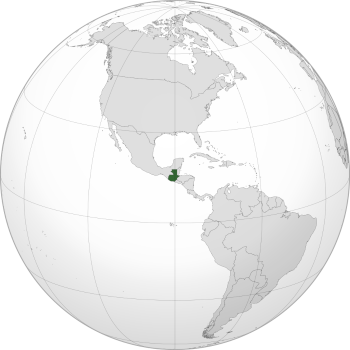 Guatemala Location