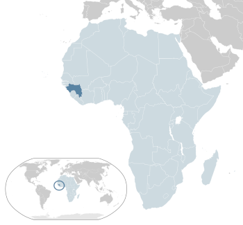 Guinea Location