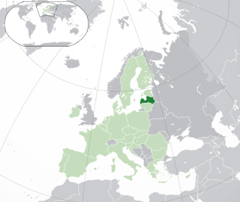 Latvia Location