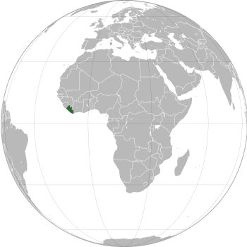 Liberia Location