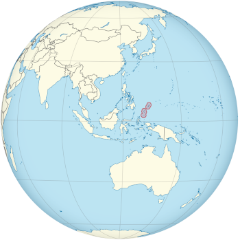 Palau Location