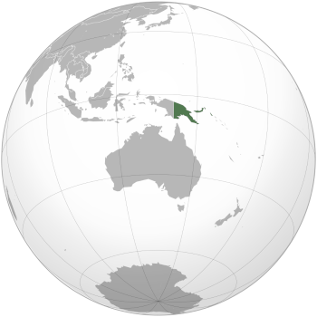 Papua New Guinea Location