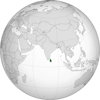 Sri Lanka Location
