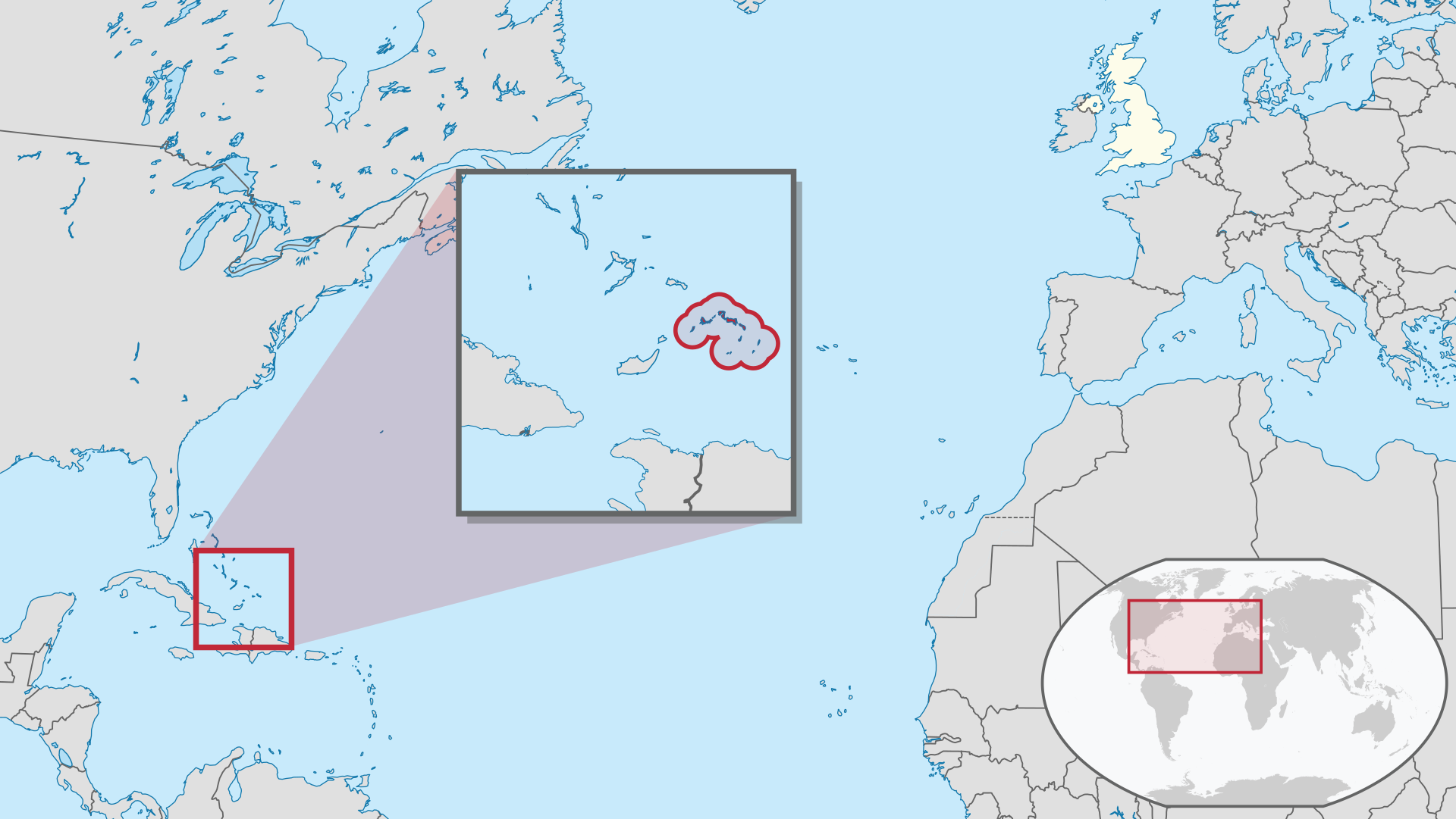 Turks and Caicos Islands Location