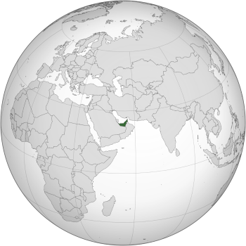 United Arab Emirates Location